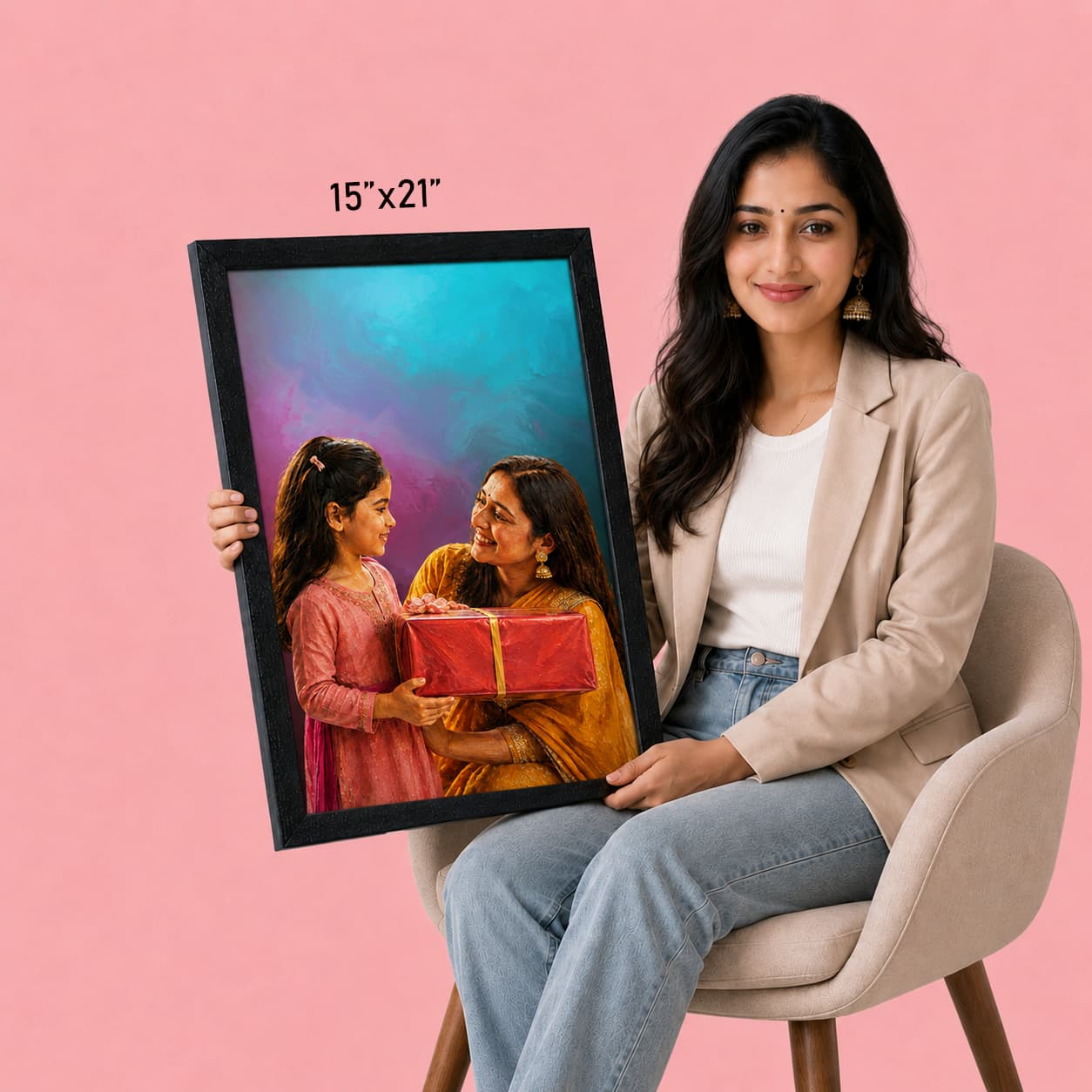 Digital Painting Models Sample Display Frame
