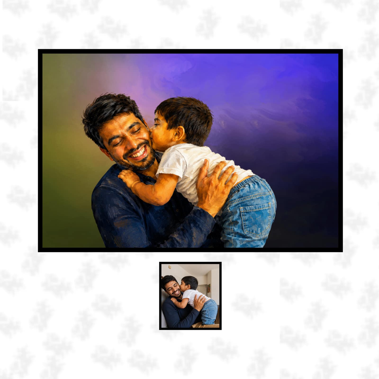 Personalized Kids Photo Frame Display