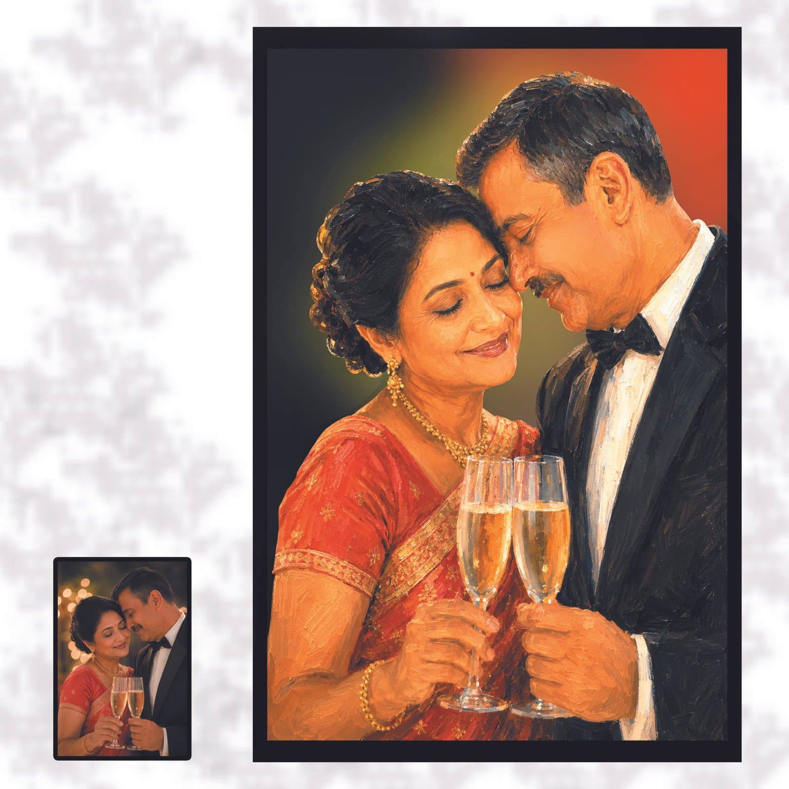 Personalized Anniversary Photo Gift Frame