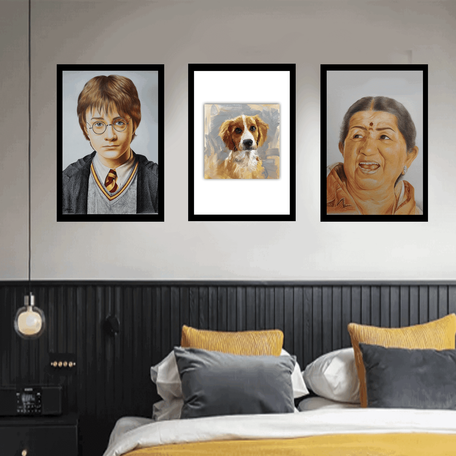 Digital Painting Models Sample Display Frame