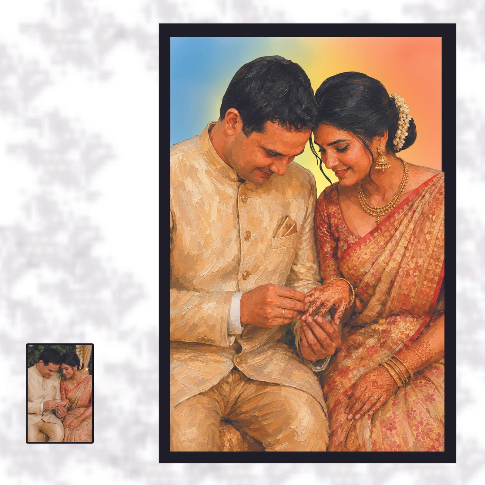 Personalized Anniversary Photo Gift Frame