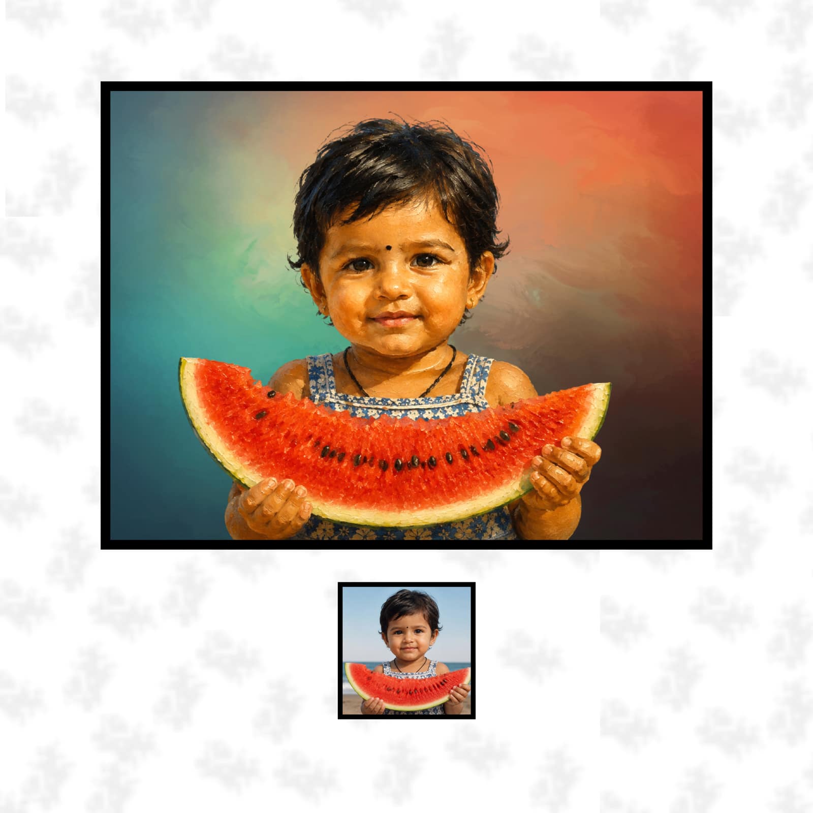 Personalized Kids Photo Frame Display